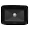 Anzzi Innovio Rectangle Glass Vessel Bathroom Sink with Matte Black Finish LS-AZ911MB - alternate 8